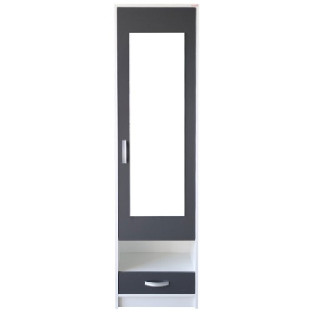 Dulap Andrei 500 Alb/Gri [1]