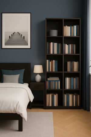 Dulapuri - Dulap Fiona cu polite Wenge