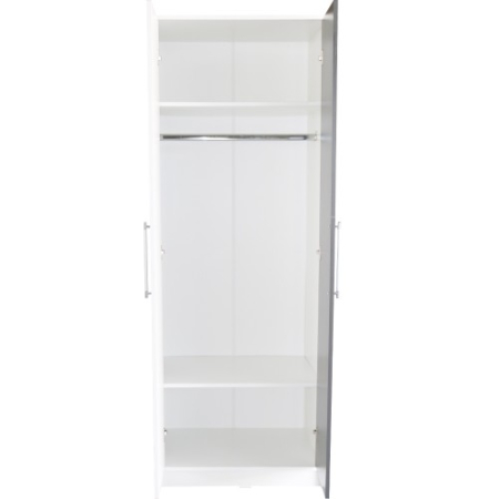 Dulap Iris 2 usi alb cu gri [1]