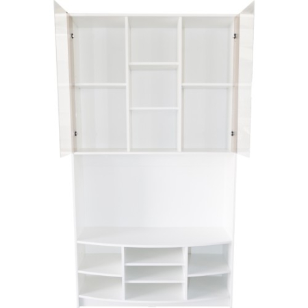 Dulap Iris vitrina alba [3]