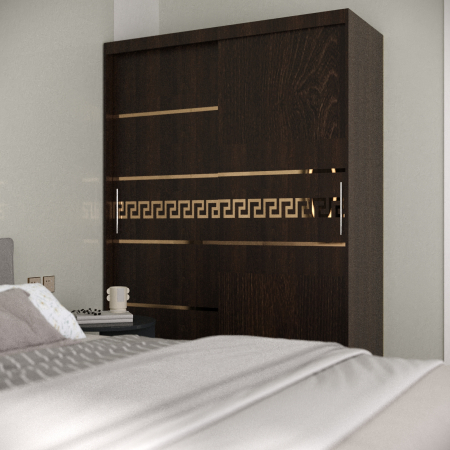 Dulapuri - Dulap Serena Gold Wenge