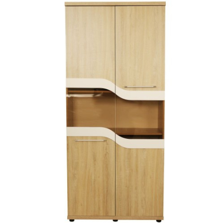 Dulap Sigma vitrina 2 usi sonoma [1]