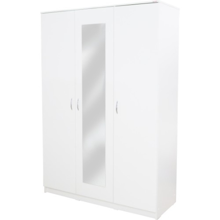 Dulapuri - Dulap Soft 3 usi Alb