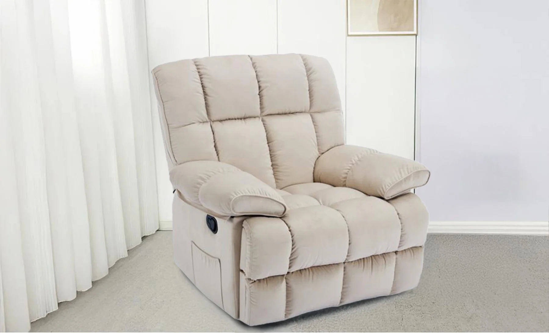 Fotolii Extensibile - Fotoliu cu Recliner  Bej