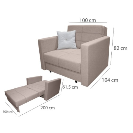 Fotoliu extensibil Firin N04 [1]