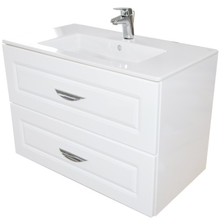 Masti cu Lavoare - ISLA Masca cu lavoar 81 cu 2 sertare suspendata