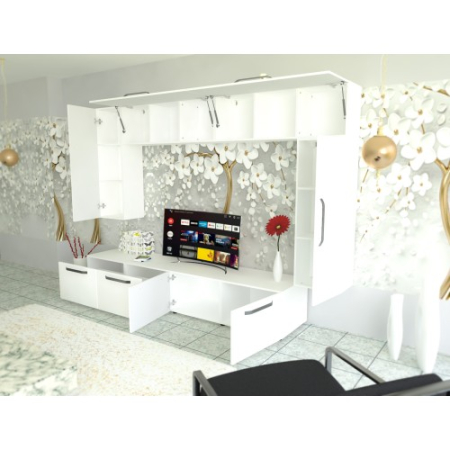 Living Armonia V1 MDF Alb Mat - cu manere [3]