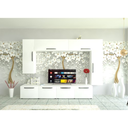 Living Armonia V1 MDF Alb Mat - cu manere [1]