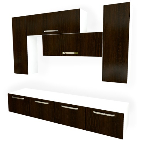 Living Armonia V4 MDF Wenge - cu manere [1]