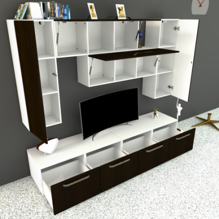 Living Armonia V4 MDF Wenge - cu manere [2]