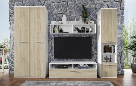 Livinguri Set - Living Relu Alb&Sonoma