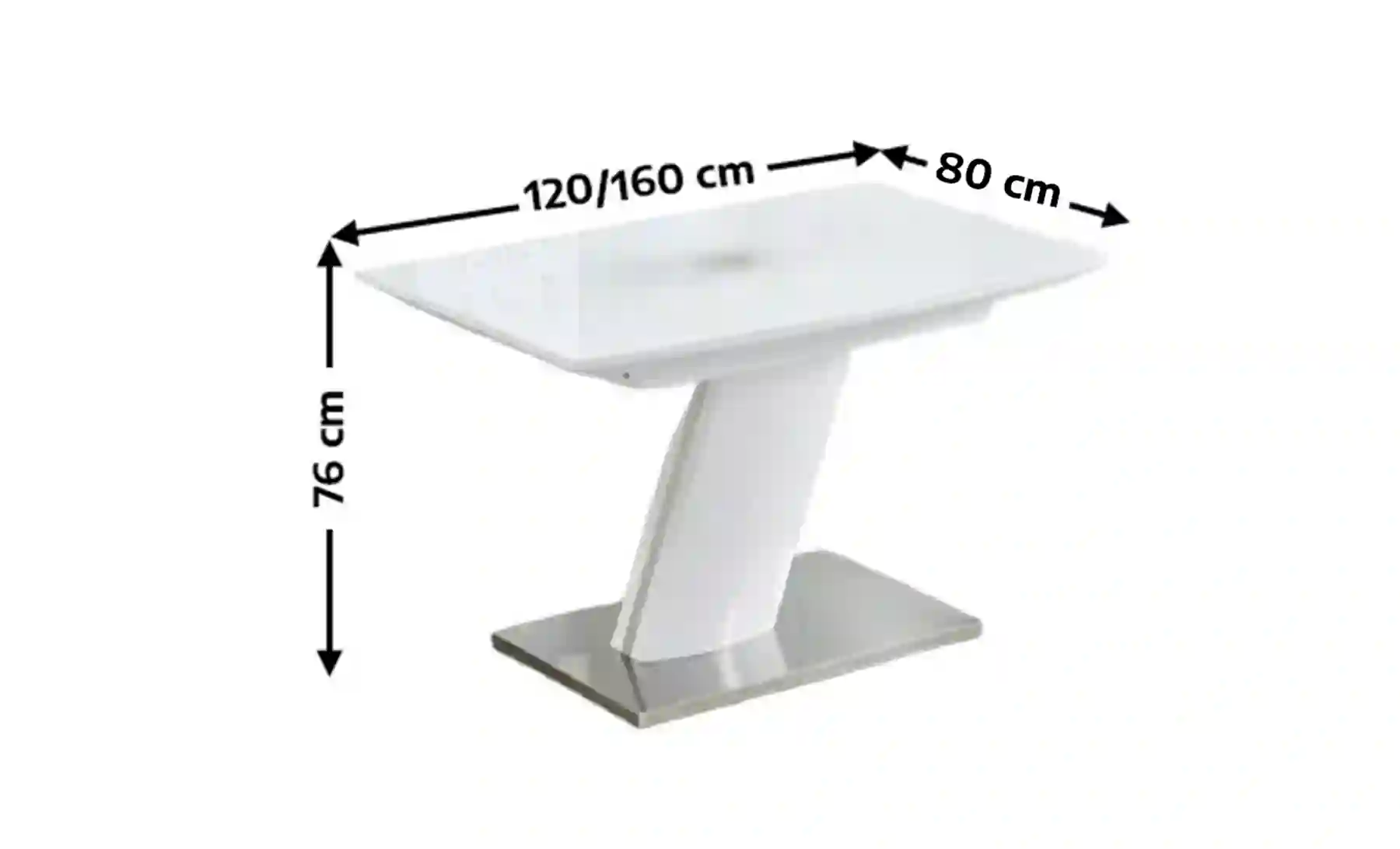 Masa Living Extensibila Alb KJT [1]