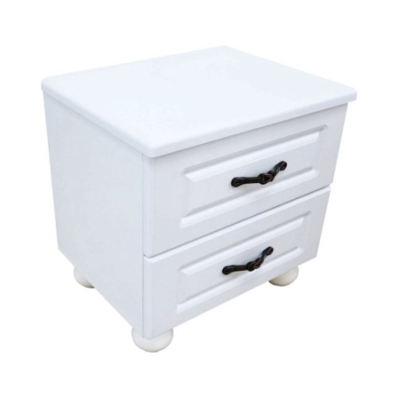 Noptiere - Noptiera Dynasty Alba, 51 x 40 x 50 cm