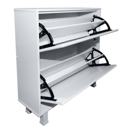 Pantofar Zapato 2 usi MDF Alb Mare 80 x 86 x 26 [5]