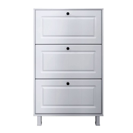 Pantofar Zapato 3 usi MDF Alb Mic 60 x 122 x 26 cm [3]