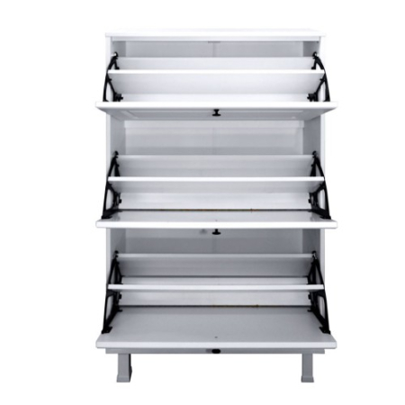 Pantofar Zapato 3 usi MDF Alb Mic 60 x 122 x 26 cm [4]