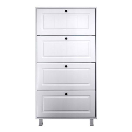 Pantofar Zapato 4 usi MDF Alb Mare 80 x 158 x 26 cm [4]