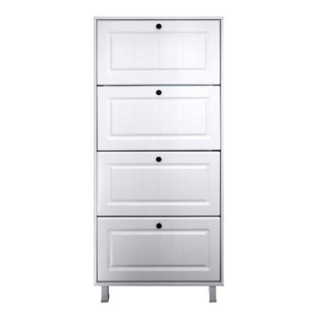 Pantofar Zapato 4 usi MDF Alb Mic 60 x 158 x 26 cm [4]