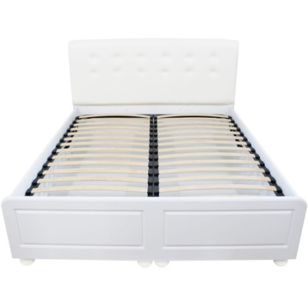 Paturi - Pat Dynasty 160x200 cm, Alb