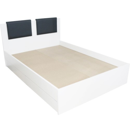 Paturi - Pat Laguna 1400x2000 alb cu gri