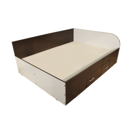 Camere Tineret Modulare - Pat Mario 1400x1900 cu 1 sertar perete