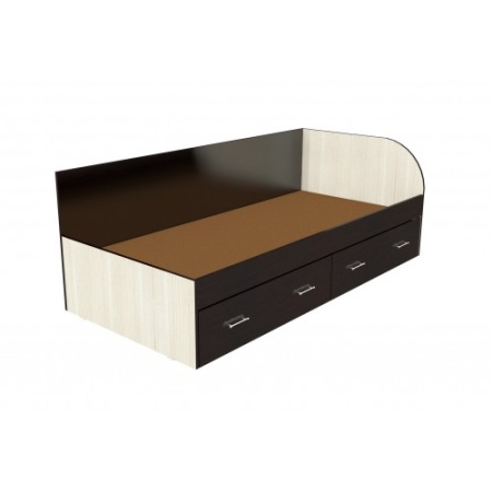 Camere Tineret Modulare - Pat Mario 900x2000 cu 2 sertare perete