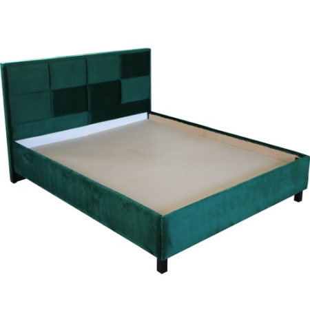 Paturi - Pat Soft Tapitat 120 x 200 Verde