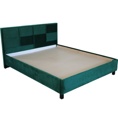 Paturi - Pat Soft Tapitat 160 x 200 Verde