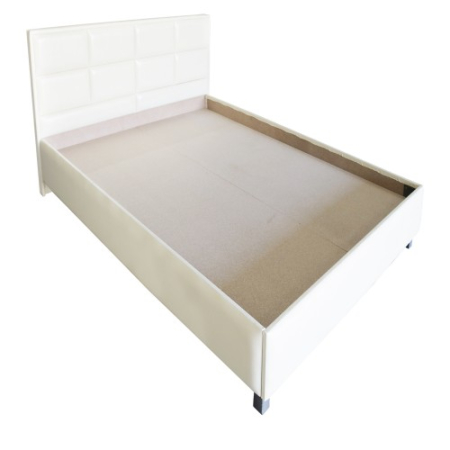 Colectii Dormitor - Pat Soft tapitat pentru saltea 140x200, Bej