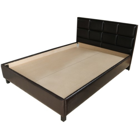 Pat Soft tapitat pentru saltea 140x200, Wenge [2]