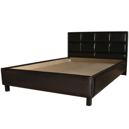 Pat Soft tapitat pentru saltea 140x200, Wenge [1]