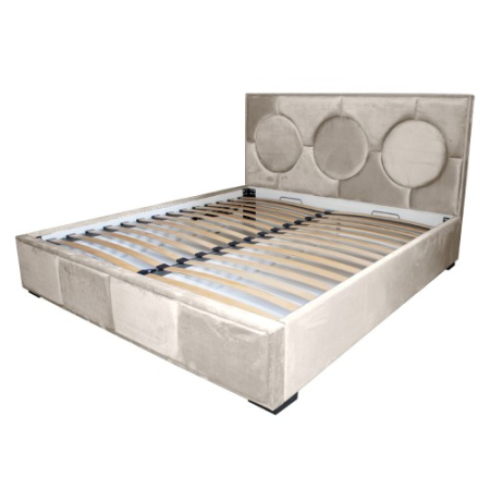 Paturi - Pat tapitat Gold Cerc 180 x 200 M04