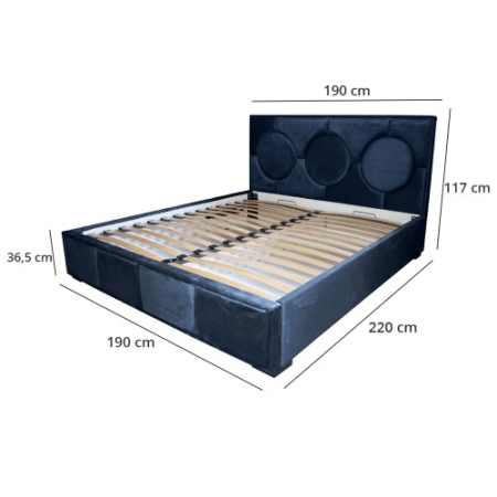 Pat tapitat Gold Cerc 180 x 200 M79 [2]