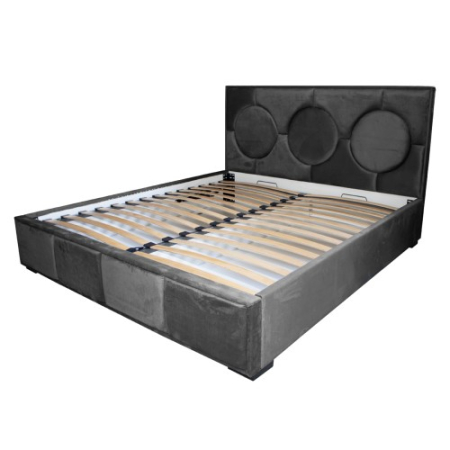 Paturi - Pat tapitat Gold Cerc 180 x 200 M95