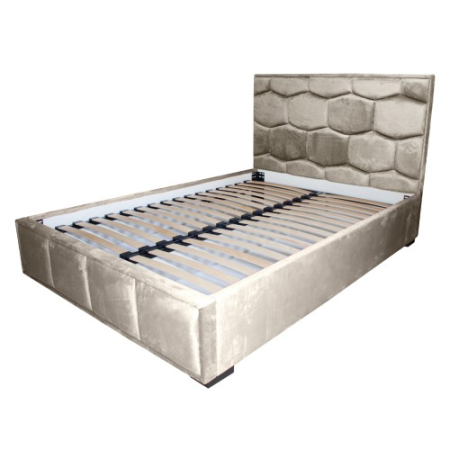 Paturi - Pat tapitat Gold Fagure 160 x 200 M04