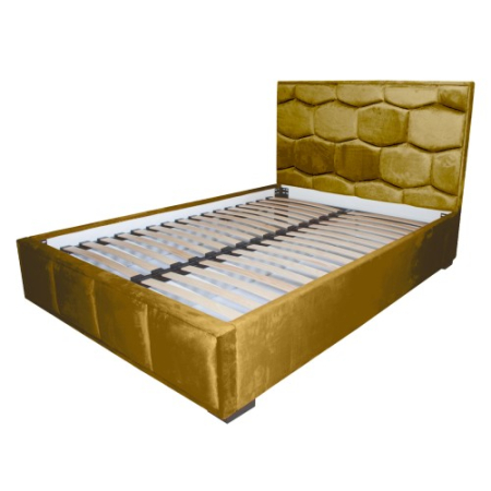 Paturi - Pat tapitat Gold Fagure 160 x 200 M48