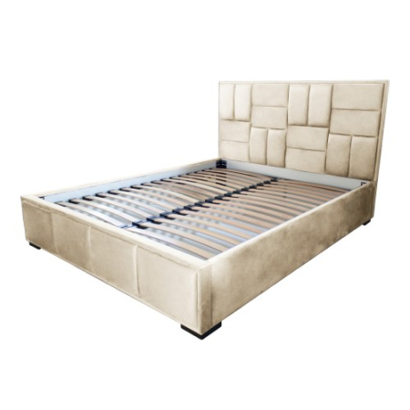 Paturi - Pat tapitat Gold Mozaic 160 x 200 M02