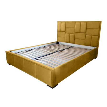 Paturi - Pat tapitat Gold Mozaic 160 x 200 M48