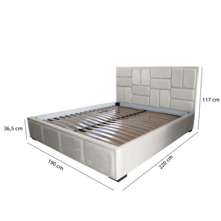 Pat tapitat Gold Mozaic 180 x 200 M02 [1]