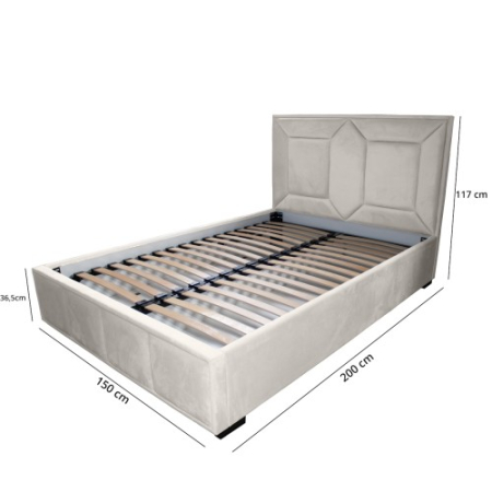 Pat tapitat Gold Patrat 140 x 200 M02 [3]