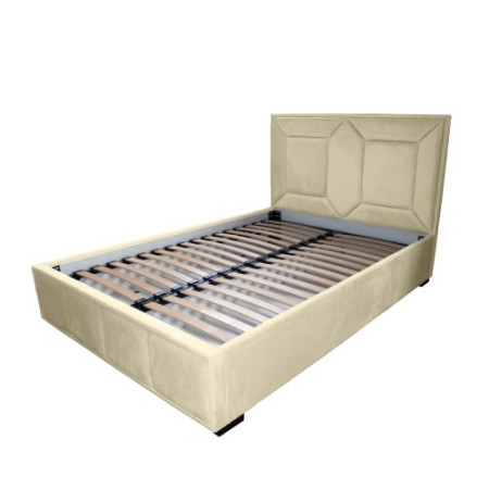 Paturi - Pat tapitat Gold Patrat 140 x 200 M04