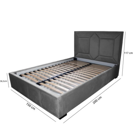 Pat tapitat Gold Patrat 140 x 200 M85 [2]