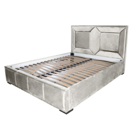 Paturi - Pat tapitat Gold Patrat 160 x 200 M02