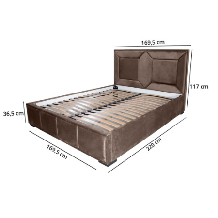 Pat tapitat Gold Patrat 160 x 200 M09 [2]
