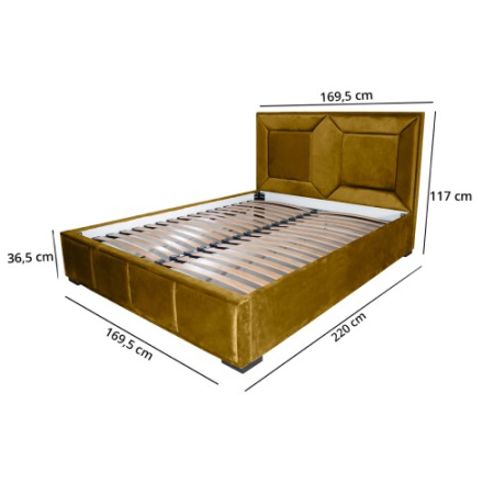 Pat tapitat Gold Patrat 160 x 200 M48 [2]