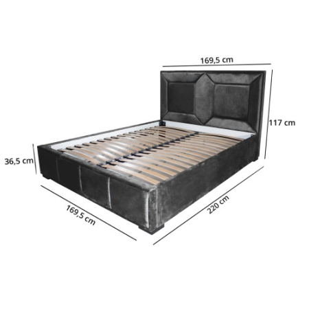 Pat tapitat Gold Patrat 160 x 200 M95 [1]