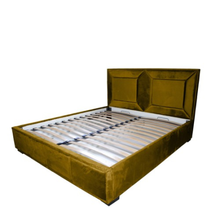 Paturi - Pat tapitat Gold Patrat 180 x 200 M48