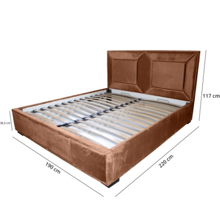 Pat tapitat Gold Patrat 180 x 200 M61 [2]