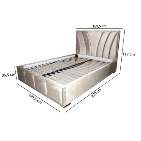Pat tapitat Gold Raza 160 x 200 M04 [2]