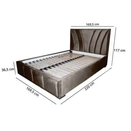 Pat tapitat Gold Raza 160 x 200 M20 [2]